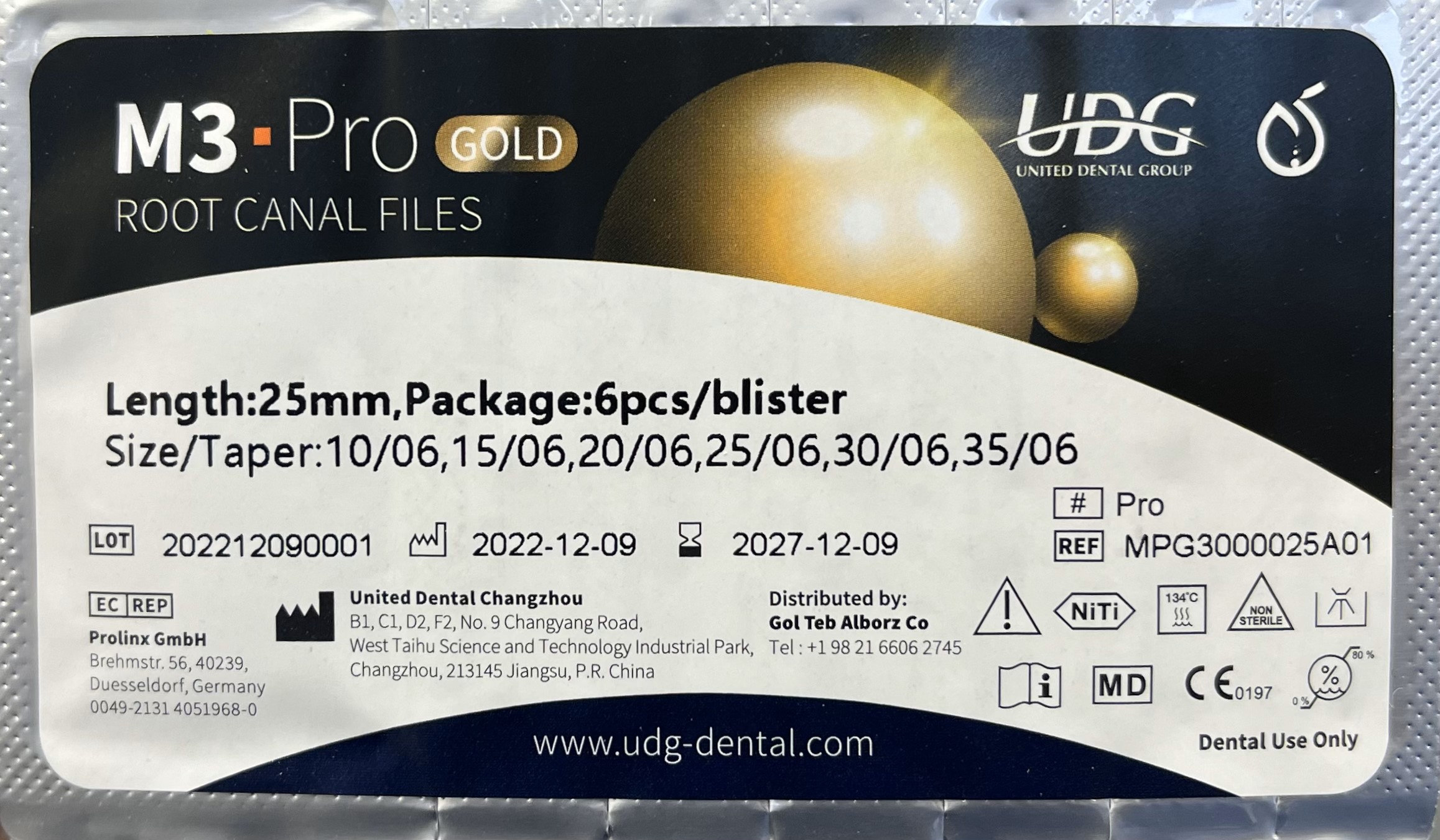 M3 Pro Gold Rotary File (Assorted 2023 _ 6%)